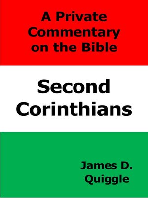 cover image of A Private Commentary on the Bible
